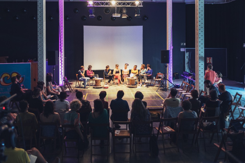 An event at the Festival de les arts Comunitàries de Catalunya, organised by grant recipients Basket Beat